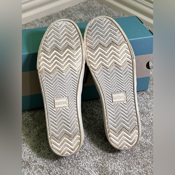 TOMS Alpargata Cupsole Black Glitter Stars Print - Picture 7 of 8